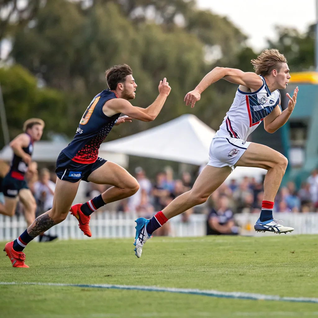 Dynamic action shot from a sports event
